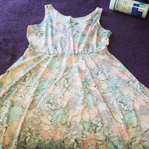 Little Mermaid Mini Dress